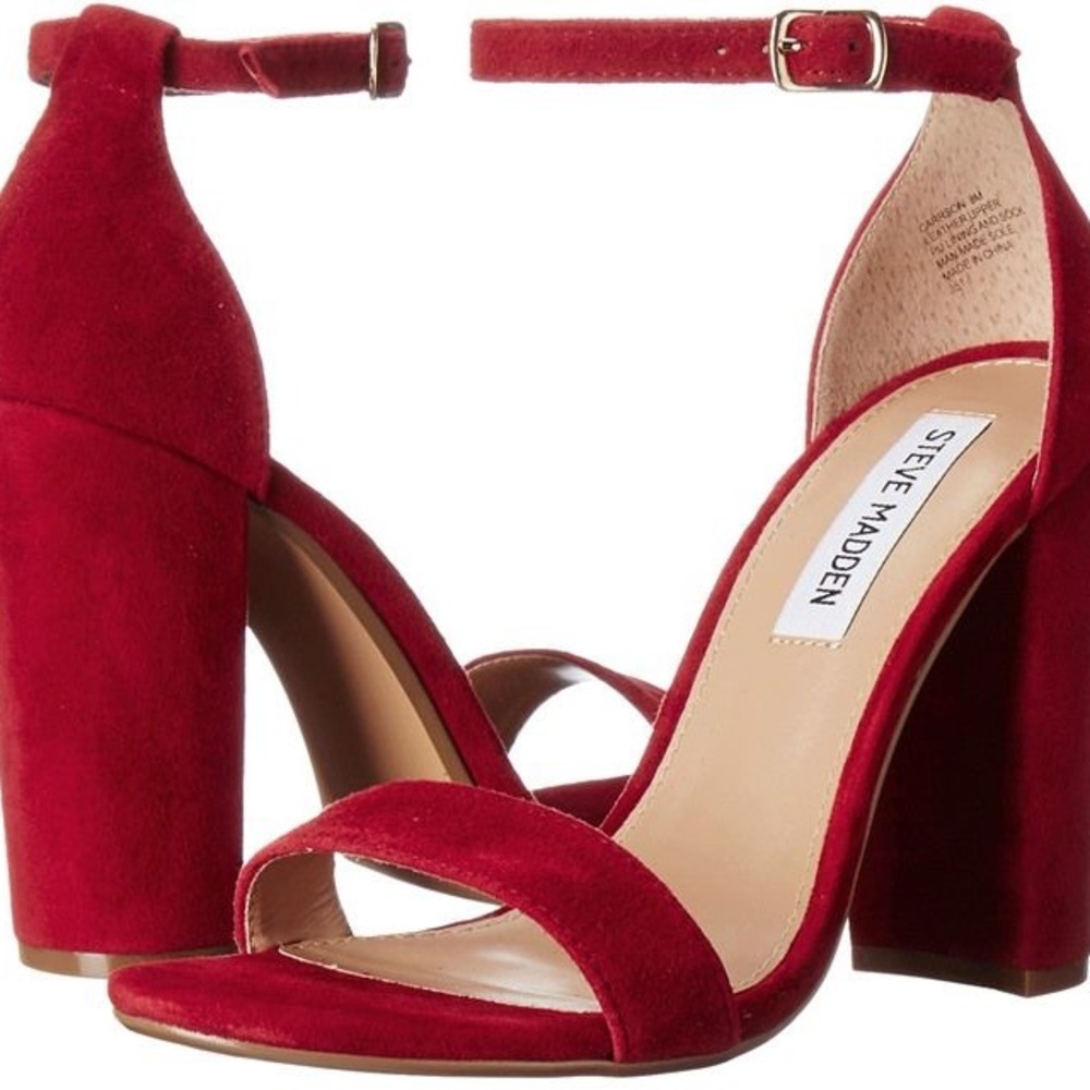 Steve Madden Women's Red Heeled Sandals